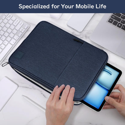 Dadanism 9-11 Inch Tablet Sleeve Padded Carrying Case for iPad (A16) 11th Gen 11", iPad 10th Gen 10.9", iPad Air M4/Pro M5 11", iPad Air 5/4, iPad 9/8/7th Gen, Galaxy Tab A11+ Plus 11", Blue