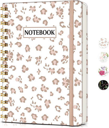 Graph Spiral Journal Notebook, A5 Hardcover Spiral Journals for Women Men, 100 GSM Graph Paper Notebooks, 150 Pages Spiral Bound Grid Notebook for Writing Note Taking Work 5.75" x 8.38" Olive Green