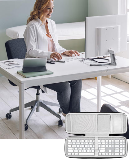 RAIACE Hard Storage Case Compatible with Apple Magic Keyboard + Magic Mouse. (Case Only) - Black