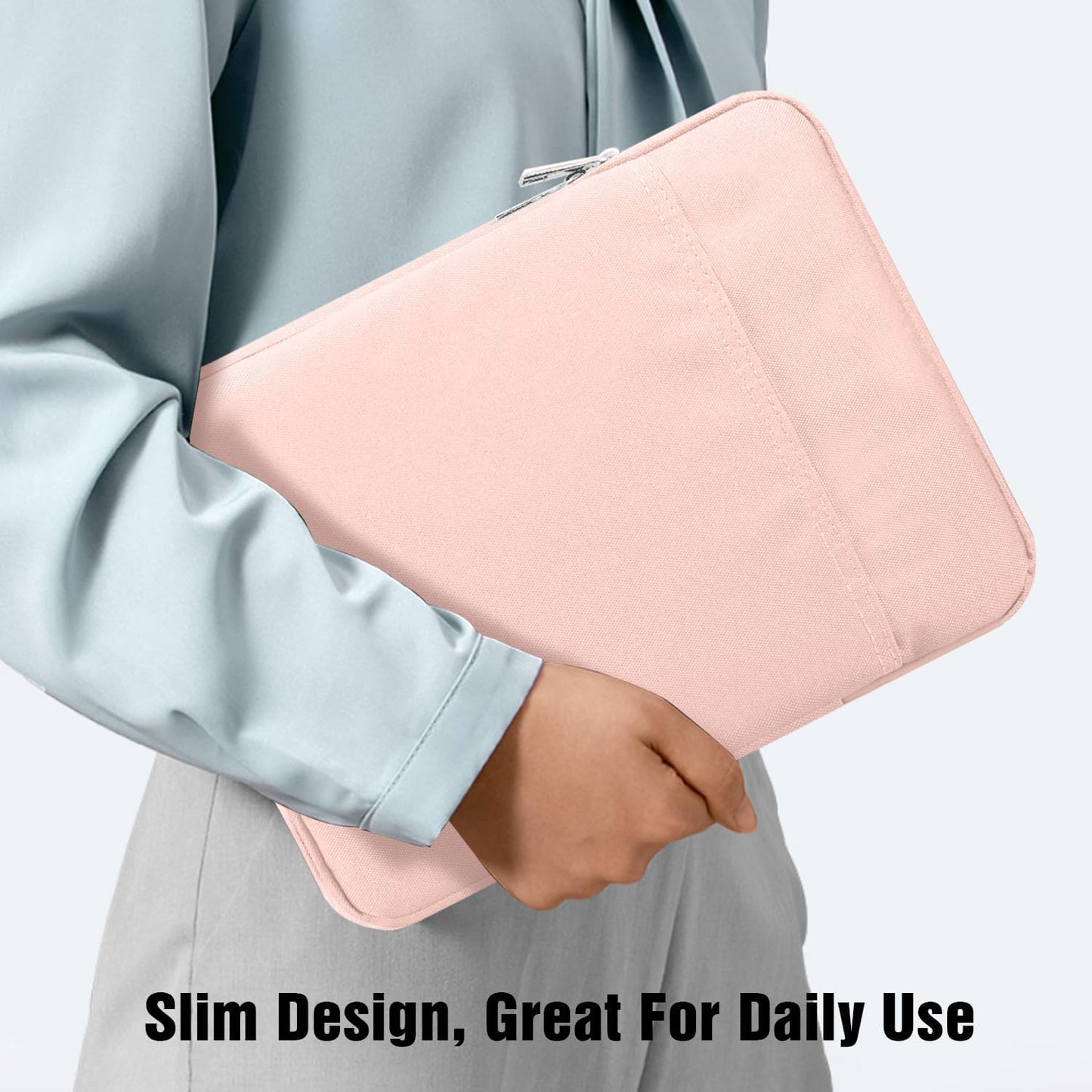 TiMOVO 9-11" Tablet Sleeve Bag for iPad 11-inch A16 2025, iPad 10.9"/10.2"| Air 11 Inch/5th/4th Gen. 10.9", Galaxy Tab A9+/A11Plus 11", Protective Bag Fit Smart Keyboard, Dusty Blue