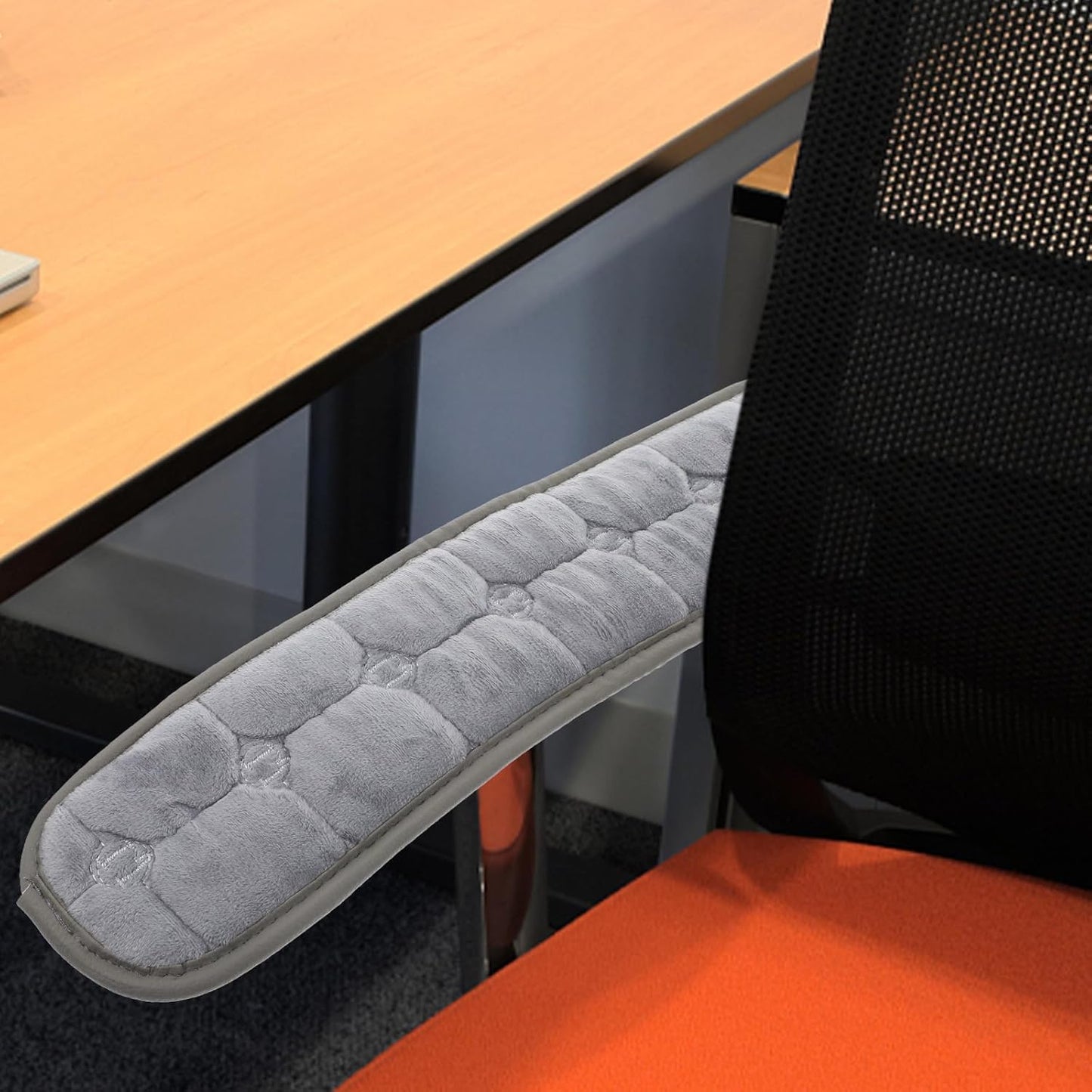 Garneck Chair Armrest Pad Office Gaming Chair Armrest Cushion Pillow Cover Support for Elbow Forearms