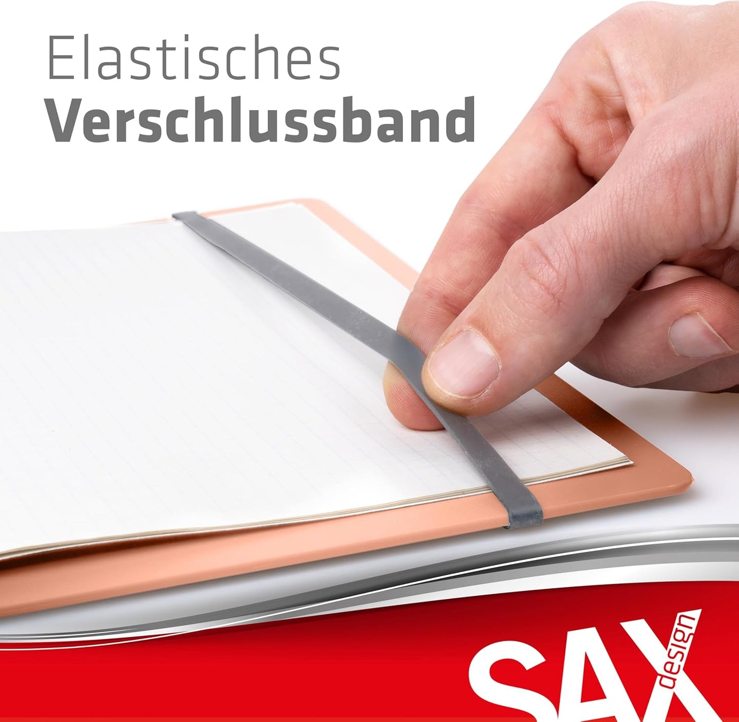 Sax Folding Clipboard Blueberry Clipboard A4 to A5 Portrait and Landscape Format Ideal for Travel and Business Holds 30 Sheets Includes Elastic Closure Band and Pen Loop Durable & Shockproof