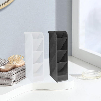 Angled Pen Holder Desk Organizer, 4 Grids Vertical Marker Organizer Pen Display Holder for Desk Stationery Pencil Storage