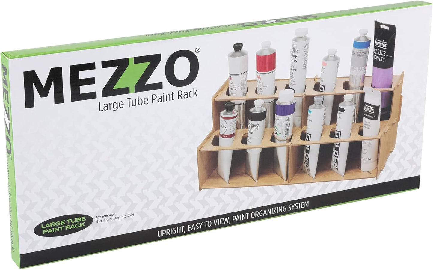 HG Art Concepts Mezzo Artist Drawing Rack - Wood Grain Laminate Multi Layer Desk Stand Professional Storage Display Organizer for Pens, Pencils, Drafting and all other Drawing Tools