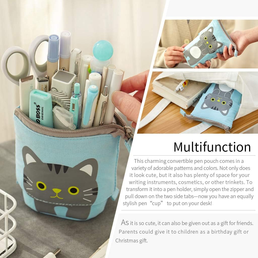 EASTHILL Big Capacity Pencil Pen Case Pouch Box Organizer Large Storage for Bullet Journal