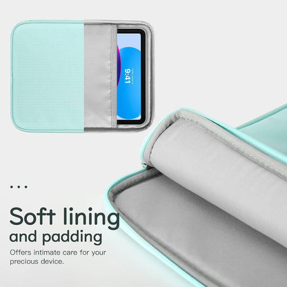 Dadanism 9-11" Tablet Sleeve Bag Carrying Case for iPad (A16) 11th Gen 11", iPad 10th Gen 10.9" Air 5/4, iPad Air M4/Pro 11", iPad 9/8/7th, Galaxy Tab A11+ Plus 11", Remarkable 2 10.3", Black