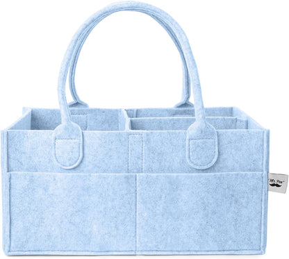Mr. Pen- Baby Diaper Caddy Organizer, Gray, Medium, Nursery Storage Bin and Car Organizer for Diapers and Baby Wipes