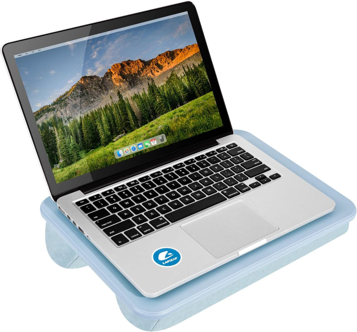 LAPGEAR Compact Lap Desk – Fits Up to 14″ Laptops – Charcoal – Style No. 43105