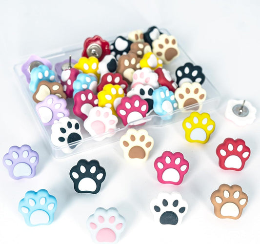 30Pcs Push Pins,Decorative Push Pin,Cute Thumb Tacks Cute Office Decor for Cork Board Bulletin Board,Desk Accessories Aesthetic,Classroom Decor,Business Home Decor（30-Mouse）