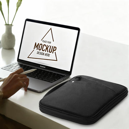 MoKo 9-11 Inch Tablet Sleeve Carrying Case with Handle, Padded Protective Travel Bag for New 11-inch iPad Air 4 2026/Pro M5/ A16, iPad 10th/Air 5/4th 10.9, i-Pad 9/8th 10.2,Tab S9/S8 11, Black