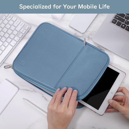 Dadanism 9-11 Inch Tablet Sleeve Padded Carrying Case for iPad (A16) 11th Gen 11", iPad 10th Gen 10.9", iPad Air M4/Pro M5 11", iPad Air 5/4, iPad 9/8/7th Gen, Galaxy Tab A11+ Plus 11", Blue