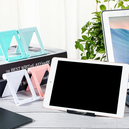 Fabbay 40 Pcs Foldable Cell Phone Stand Desk Multi Angle Tablet Stand Universal Cellphone Holder Portable Smartphone Dock Compatible with Most Mobile Phone and Tablet for Travel (Black)