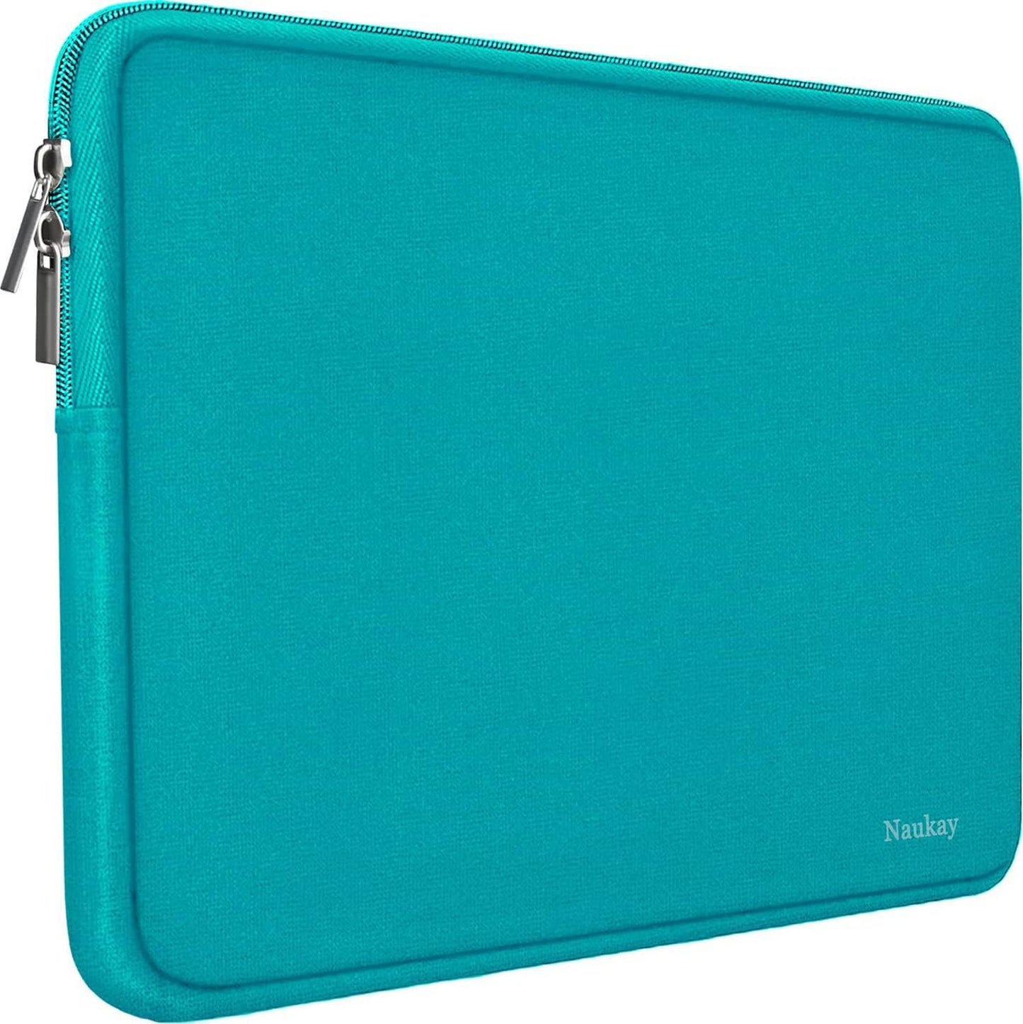 Naukay Laptop Sleeve Case, 15.6 Inch,Resistant Neoprene Notebook Computer Pocket Case/Tablet Briefcase Carrying Bag Compatible Asus/Dell/Fujitsu/HP/Sony/Toshiba/Acer- (Black)