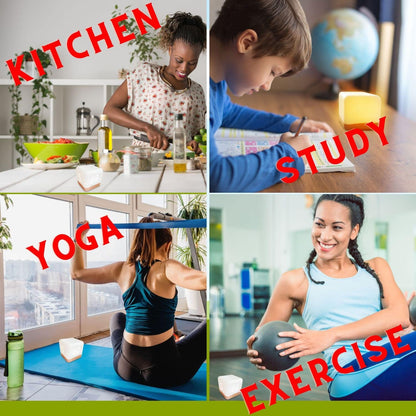 Automatic Household LED Cube Timer. Time Management Timer Cube Timer 5-15-30-60 Minute Preset Timer. Countdown Flip Timer Use as Exercise Yoga Study Kitchen Timer, Home Decor Centerpiece Accent Light