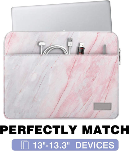 MoKo 9-11 Inch Tablet Sleeve Bag Carrying Case Fits iPad Pro 11 M5/Air M3, iPad A16 2025, i-Pad 10th 10.9, i-Pad 9/8/7th Gen 10.2, iPadAir 5/4th 10.9, Tab S8 11"/Tab A 10.1,Cloudy Pink