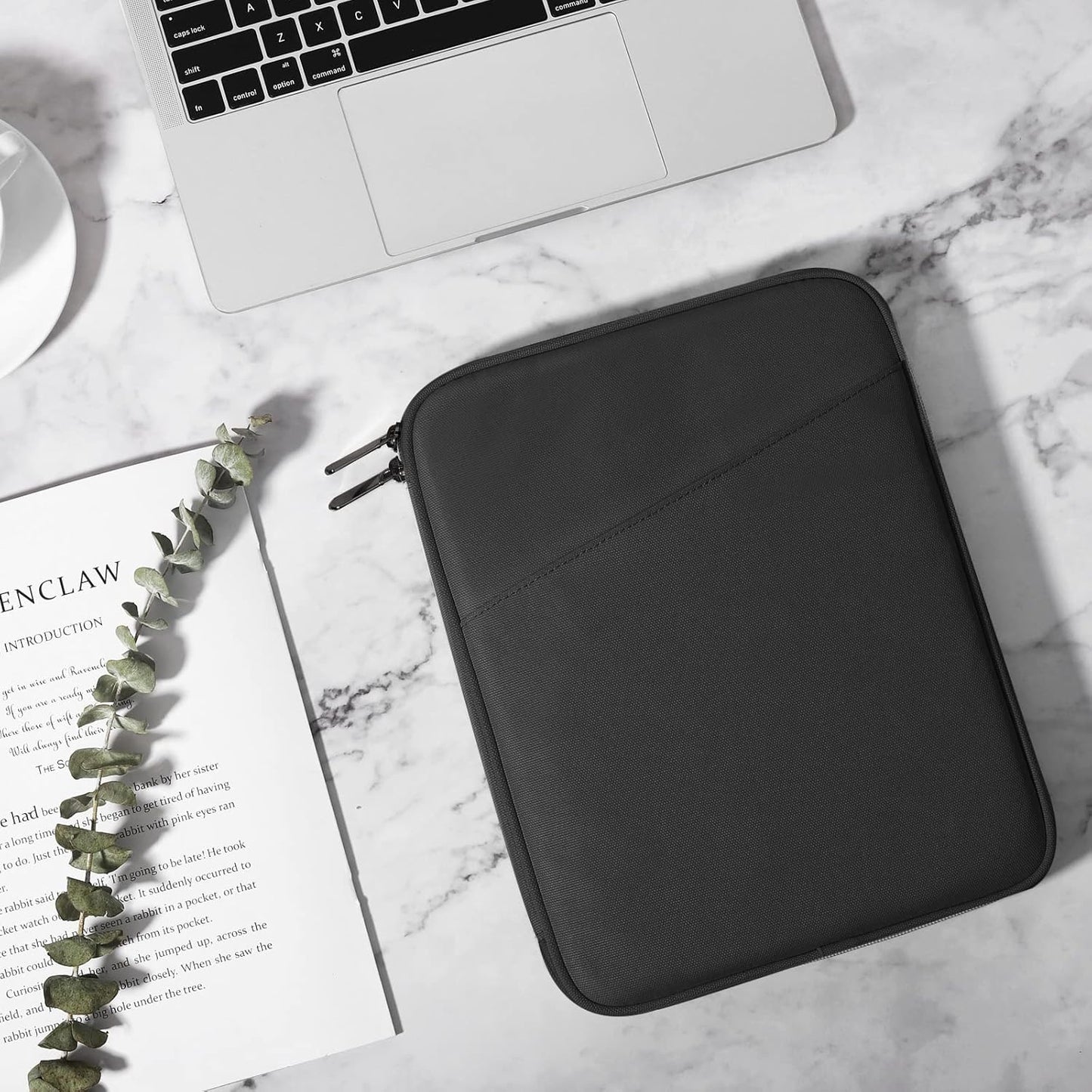 TiMOVO 9-11" Tablet Sleeve Bag for iPad 11-inch A16 2025, iPad 10.9"/10.2"| Air 11 Inch/5th/4th Gen. 10.9", Galaxy Tab A9+/A11Plus 11", Protective Bag with Pocket, Black