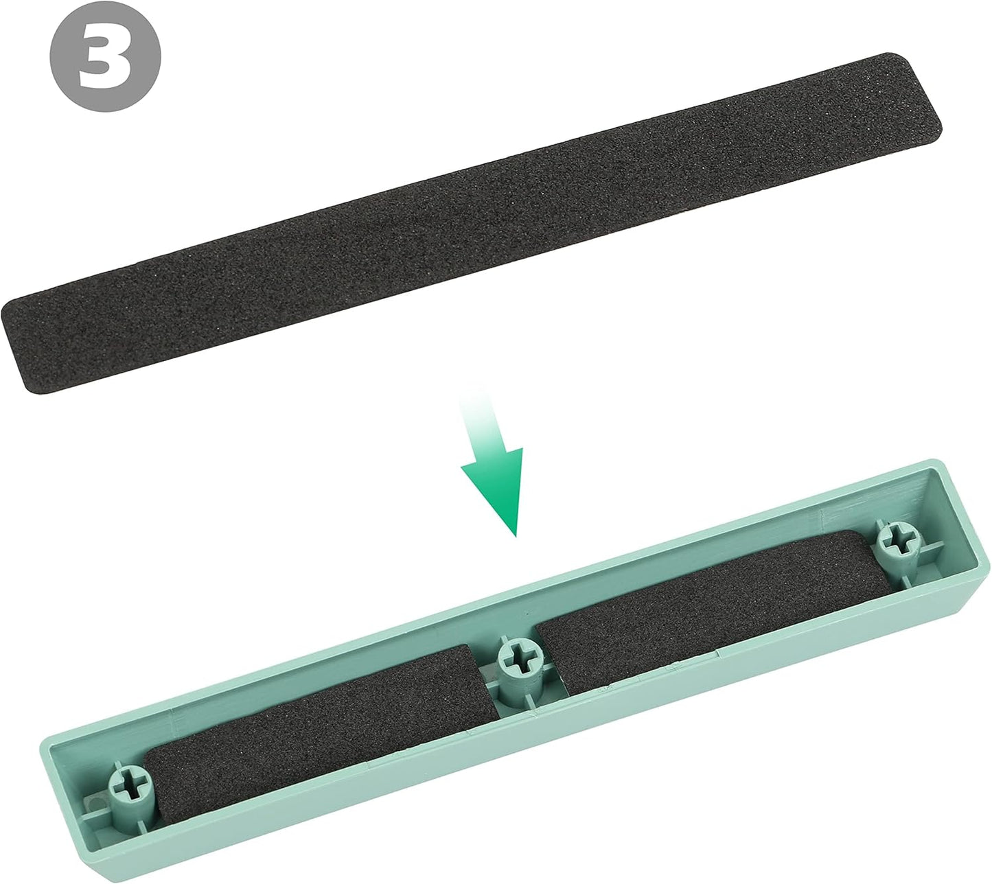HONKID Keyboard Spacebar Foam, 4pcs Switch Silencer Pad for 6.25U Mechanical Keyboard Space Bar(6.25U)