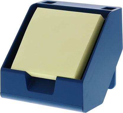 Bostitch Office Konnect Sticky Note Holder + Business Card Stand, Includes Pen Holders, Black