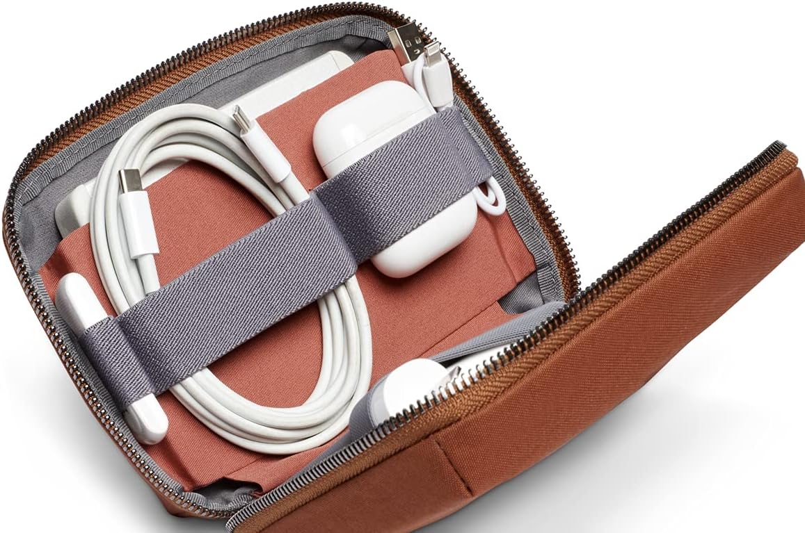 Bellroy Tech Kit Compact (Tech Accessories Organizer, Zipper Pouch) - Saltbush