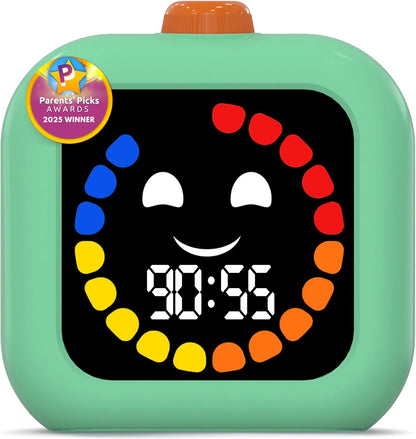 Digital Visual Timer for Kids - Rechargeable, Silent Count Up/Down for Calmer Routines - 99 Min Countdown Kids Timer for Classroom, Home & Therapy - Builds Focus & Independence