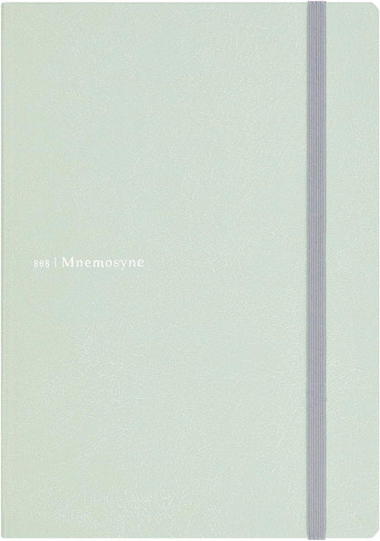 Maruman Mnemosyne Lined Notebook- Vertical A5, 5.83" x 8.27", 70 Sheets / 140 Pages, 7mm College Ruled With Center Line Journal, Perforated Pages & Wire-Bound to Lay Flat, Black, Made in Japan - Colors A