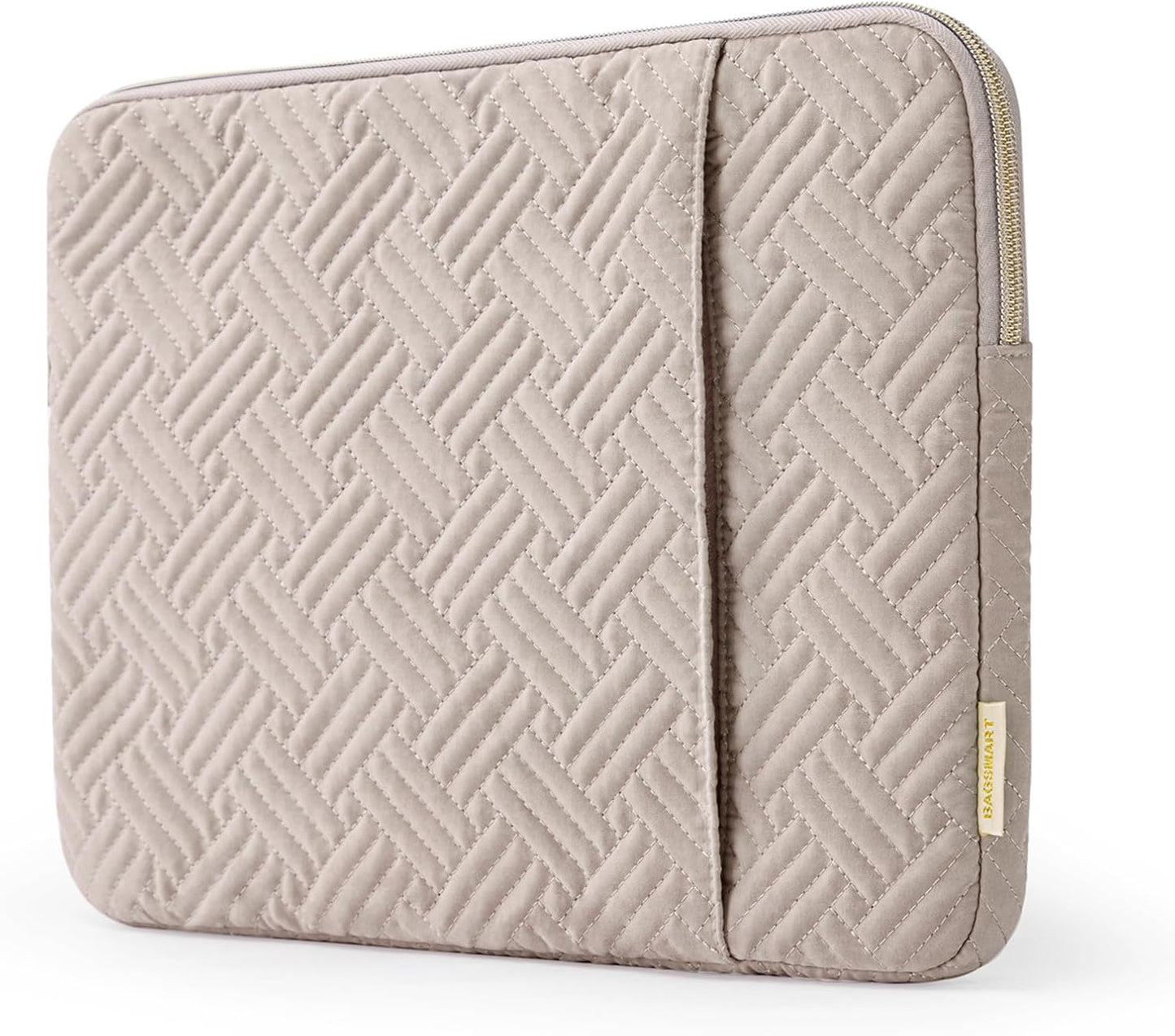 BAGSMART Laptop Sleeve Bag Compatible with MacBook Air/Pro, 13-13.3 inch Notebook, Compatible with MacBook Pro 14 Inch, MacBook Air M2 Sleeve 13 Inch, Repellent Protective Case with Pocket, Pink