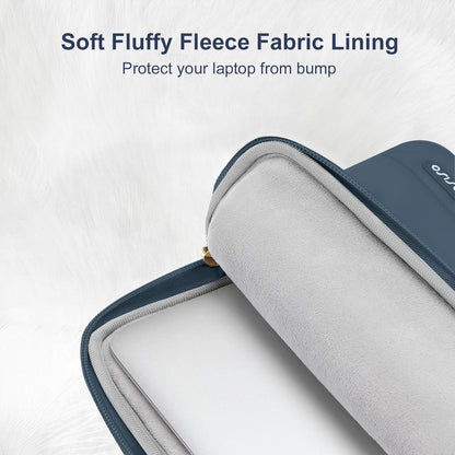 MOSISO Laptop Case 13.3 inch,13-13.3 inch Puffy Laptop Sleeve Compatible with MacBook Neo/Air 13.6 M5 M4 M3 M2 M1/Pro 13/14,HP Dell ASUS Lenovo,Polyester Horizontal Bag with Small Case, Sand