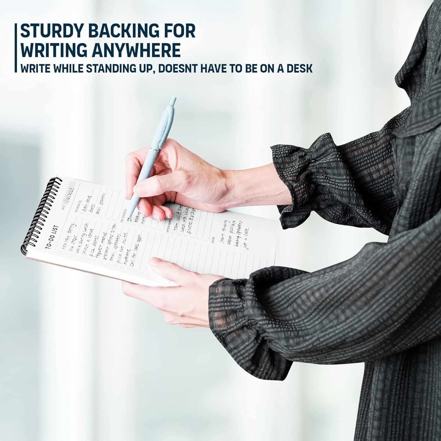 To Do List Notepad: With Multiple Functional Sections - Large Size 8.5x11" 52 Sheets - Tear Off Daily Planner Notebook - Task CheckList Organizer Agenda Pad for Work - Note, Plans, Goals, Grocery, and