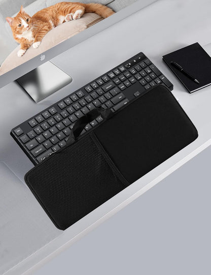 Portable Keyboard Bag Laptop Keyboard Sleeve Shockproof Dustproof Neoprene Case for Logitech MK345/MK850/ for Lovaky 2.4G Ergonomic Performance Wireless Keyboard Mouse Combo