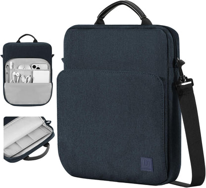 Dadanism 9-11 Inch Tablet Sleeve Bag Carrying Case with Shoulder Strap for iPad (A16) 11", iPad 10th Gen 10.9", iPad Air M4/Pro M5 11", iPad 9/8/7th 10.2", Galaxy Tab A11+ Plus 11", Cloudy Pink