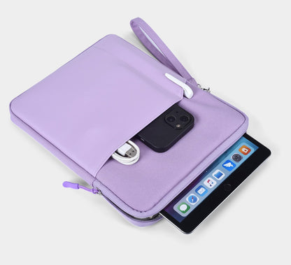 CAAORDKSO 9-11 Inch Tablet Sleeve Case, Tablet Bag Carrying Travel Pouch for iPad 11-inch A16 2025, 11 inch iPad Air M3 M2 / Pro M4, 10.2 10.9" iPad, Galaxy Tab S8/S9 11"/ Galaxy Tab A9+ Bag, Purple