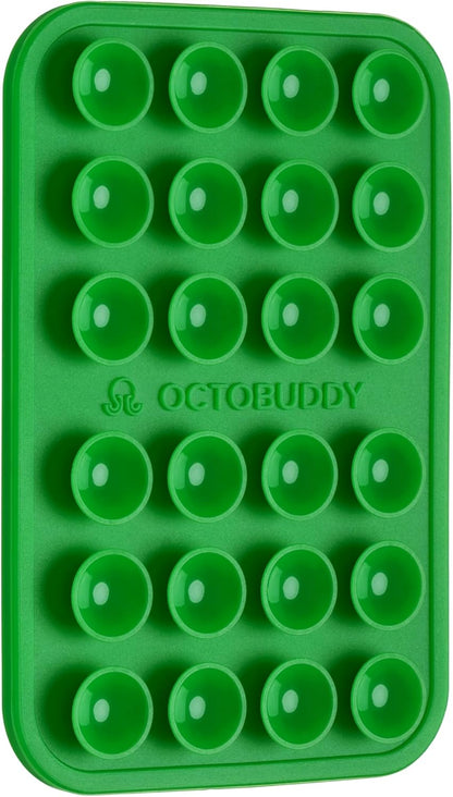 OCTOBUDDY Classic - Silicone Suction Phone Case Adhesive Mount - Hands-Free, Strong Grip Holder for Selfies and Videos - iPhone and Android Compatible - 2.25″ x 3.25″, Chalk Pink