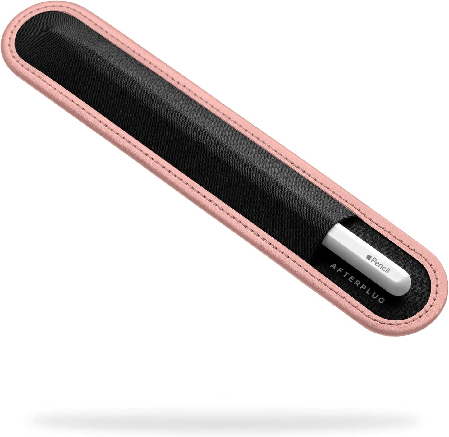Stylus Holder for Apple Pencil 1st & 2nd, USB-C, Pro, and Slim Stylus – Rip-Resistant Elastic Sleeve, Microfiber Base, and 3M Adhesive for Attaching to iPad & Tablet Cases, Black