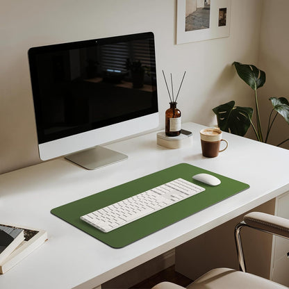Jotsome Leather Desk Pad Mat, Non-Slip Desk Blotter Pad - Desk Protector for Office, Home, Lap Desk, Laptop, and Desktop