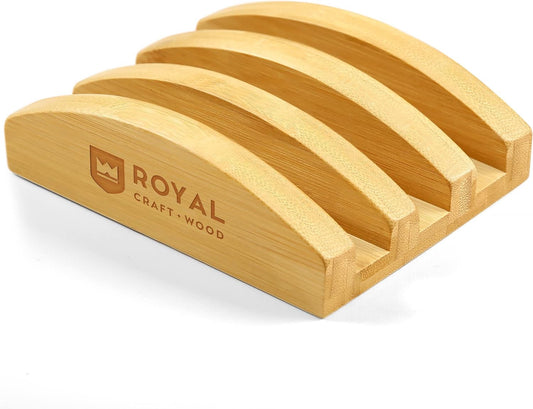ROYAL CRAFT WOOD Cutting Board Stand for Cutting Board Sets, Chopping Boards Rack Organizer that Holds up to 3 Cutting Boards to 0.7 Inches Thick
