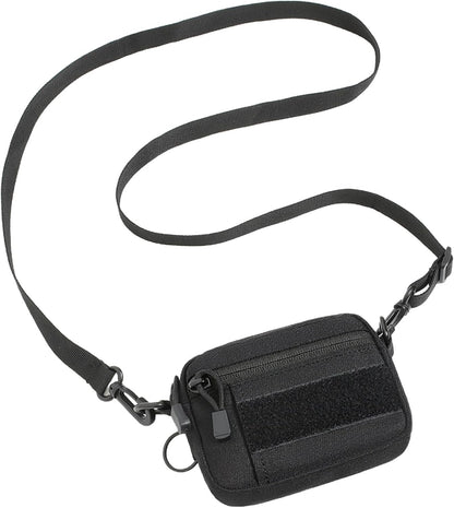 Tactical Belt Pouch Key Pouch Backpack Accessories Tactical Vest Attachments Small Molle Pouch EDC Wallet Travel Pill Container Portable