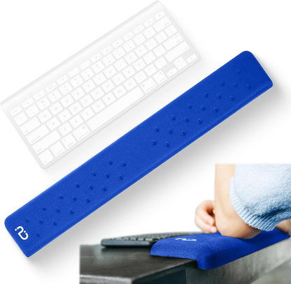 EdgeRest PostureUp L-Shaped Desk Long Wrist Rest Elbow, Forearm & Wrist Comfort Support for Table or Desk Edge, Non-Slip, Memory Foam Padding, Ergonomic Design for Work, Universal Fit, Black