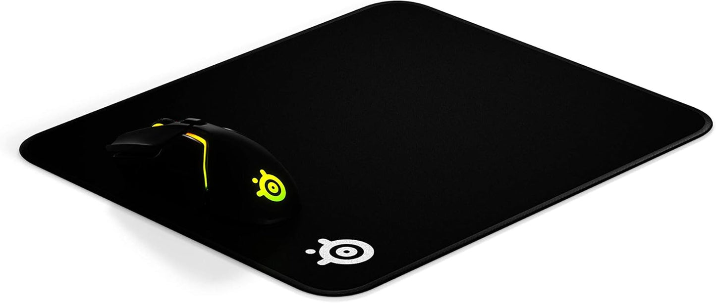 SteelSeries QcK Gaming Mouse Pad - XXL Cloth - Peak Tracking and Stability - Esports Mousepad - Never-Slip - Full Desk Coverage