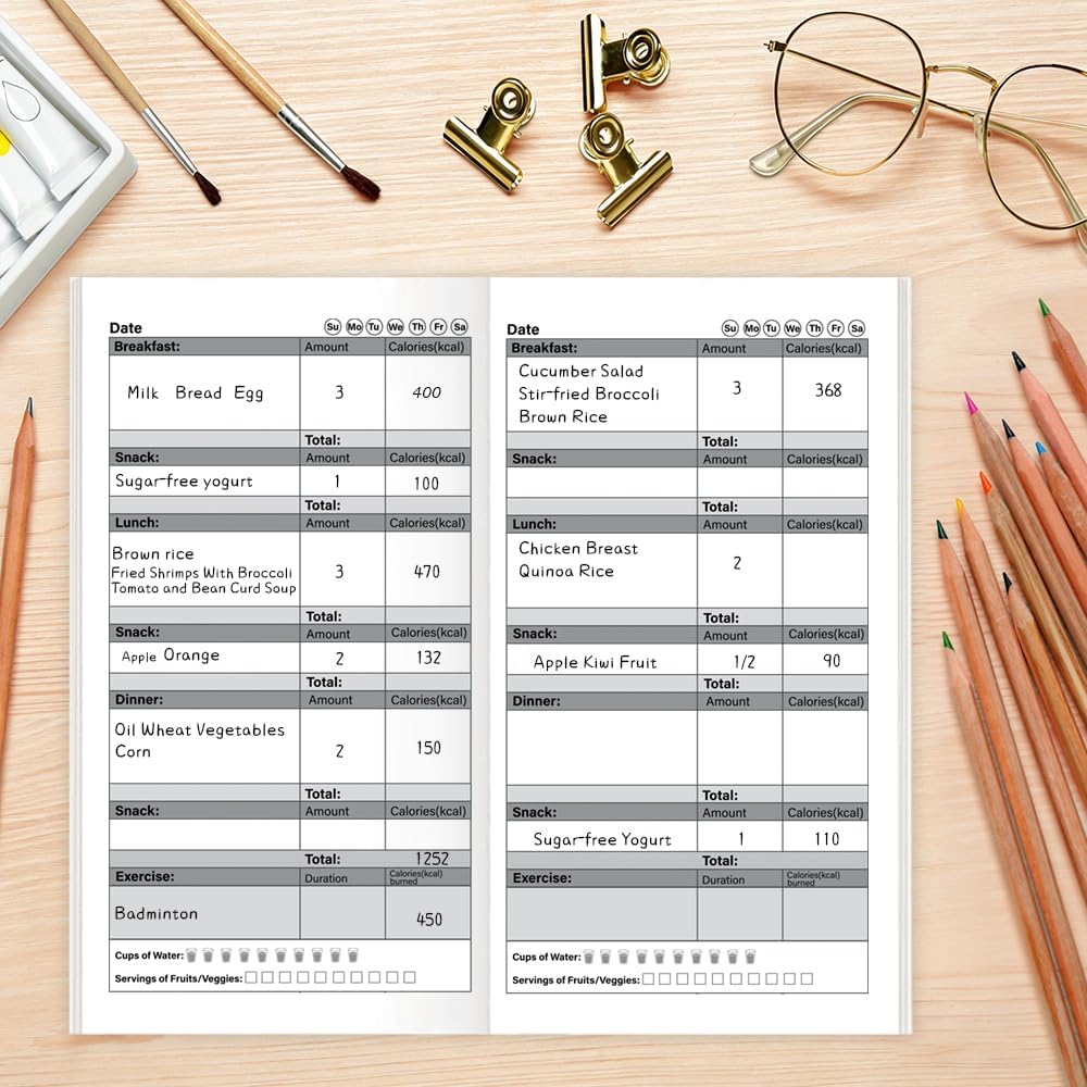 qianshan Travelers Notebook Inserts with PVC Sleeve,Undated Weekly Planner,Weekly To Do List Notepad,TN Journal,30 Sheets,8.5" x 4.7",Pocket Travelers Notebook for Journals,Diaries,Planners,Pink Cat
