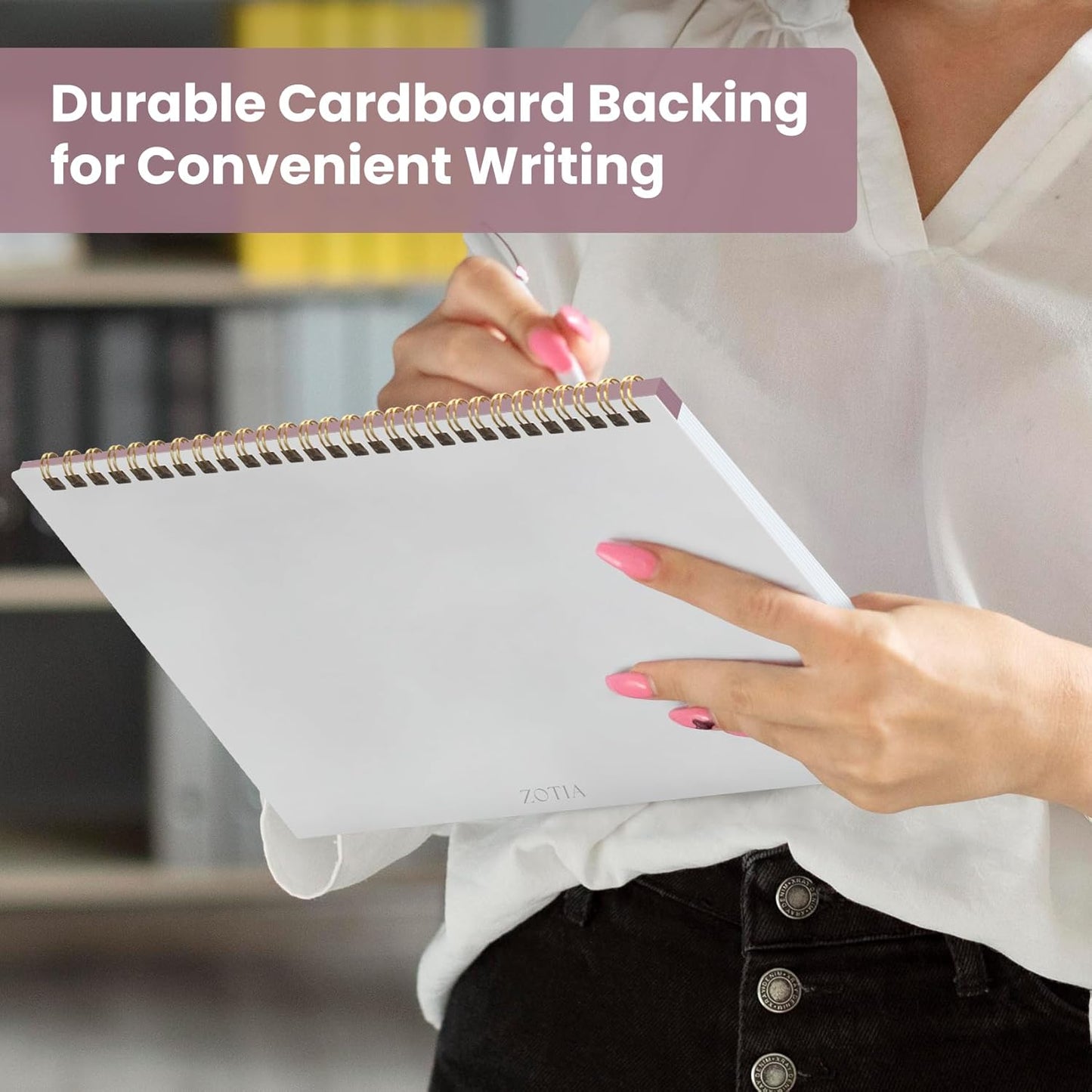 Weekly To Do List Notepad with 52 Undated Sheets（8.5"×11"）- Undated Weekly Planner Notepad for Office Desk Accessories and Supplies - Midnight Lilac