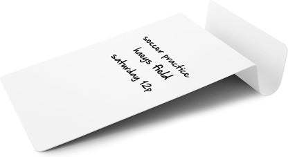 Three by Three Seattle 5.5 x 9 Inch to.do Dry Erase Board with Marker for Memos, Lists, and More in Office, Home, Classroom, and Event Spaces (White)