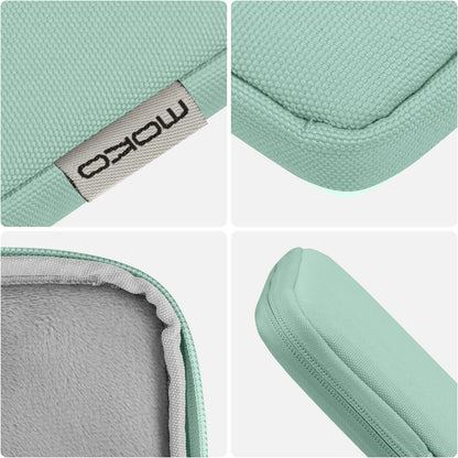 MoKo 7-8 Inch Tablet Sleeve Bag, Polyester Pouch Cover Case Fits iPad mini (A17 Pro) 8.3" 2024, iPad mini 6/5/4/3/2/1, Samsung Galaxy Tab S2 8.0, Tab A 8.0, ZenPad Z8s 7.9,Black