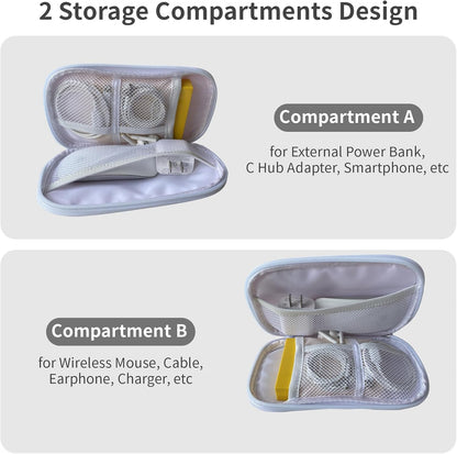 Electronics Organizer Travel Case, Cable Organizer Travel Essentials Tech Pouch,Suitable for Charger, Cable, Phone，Flash Drive,Bohemian leaves