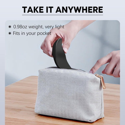 JIKIOU Right-Handed Truly Ergonomic Wrist Rest for Mouse 2 Pack, Carpal Tunnel Support, Pain Relief, Anti-Fatigue, Easy Glide, Office Computer Laptop Gaming Black