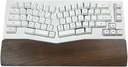 2 pcs Mini Wood Wrist Rest Portable Movable Solid Wooden Walnut Beech for Most Mechanical Keyboard Numpad Sp64