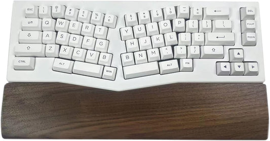 2 pcs Mini Wood Wrist Rest Portable Movable Solid Wooden Walnut Beech for Most Mechanical Keyboard Numpad Sp64