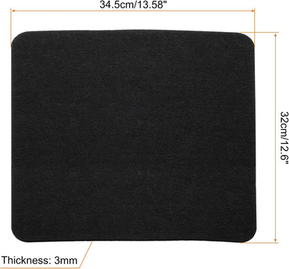 PATIKIL 9"x8" Mouse Pad, Felt Dual Side Soft Desk Pad Writing Mat for Office Home, Light Gray