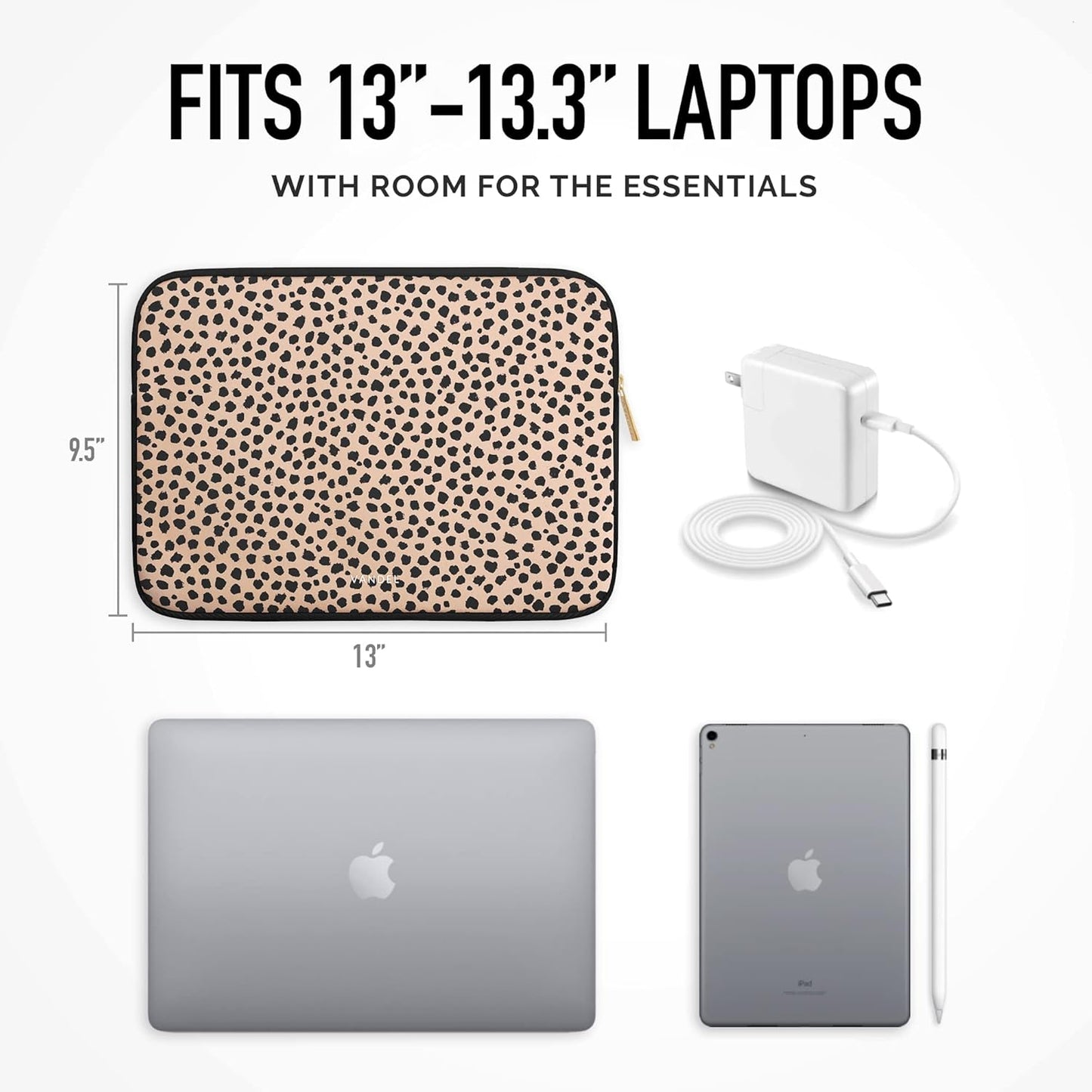 Vandel Slim MacBook Pro 16 Inch Laptop Sleeve, 15.6-16 inch Laptop Case, Protective MacBook Case Sleeve, Dell XPS 16 Cover 15.6 in, HP 15-fc, Lenovo IdeaPad 15, Mac Book Pouch, Computer Carrying Bag
