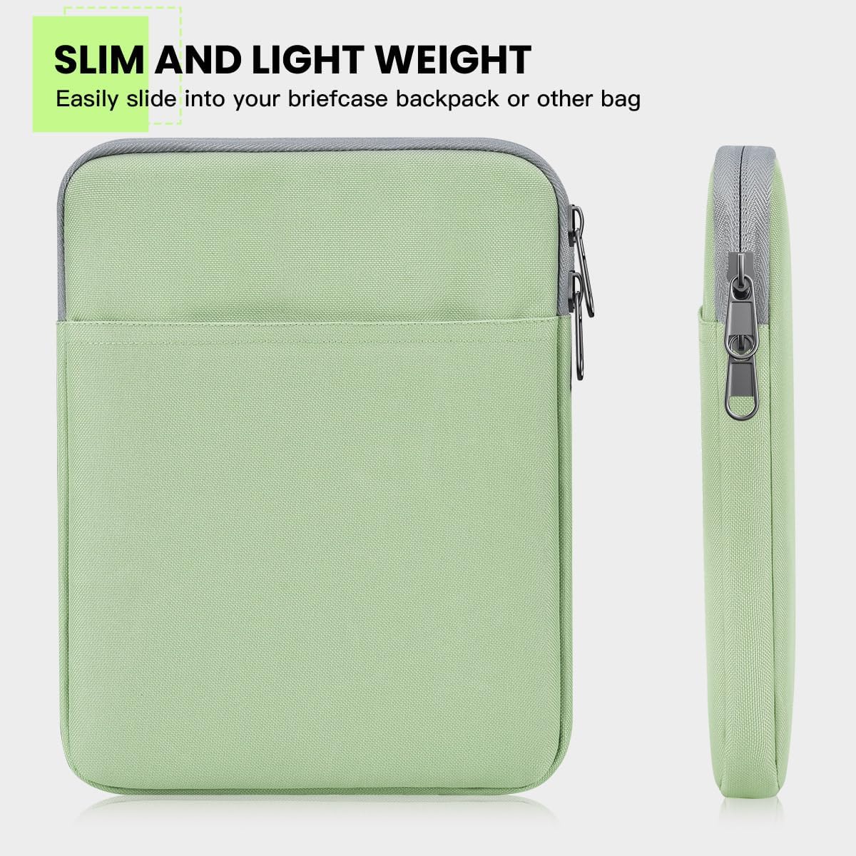 Tablet Sleeve for 2026 iPad A16, 11 inch iPad Air M4 M3 M2, Pro M5, Amazon Fire Max 11 Tablet/Kindle Fire HD 10/10 Plus, Galaxy Tab A9+ Plus Bag, Black