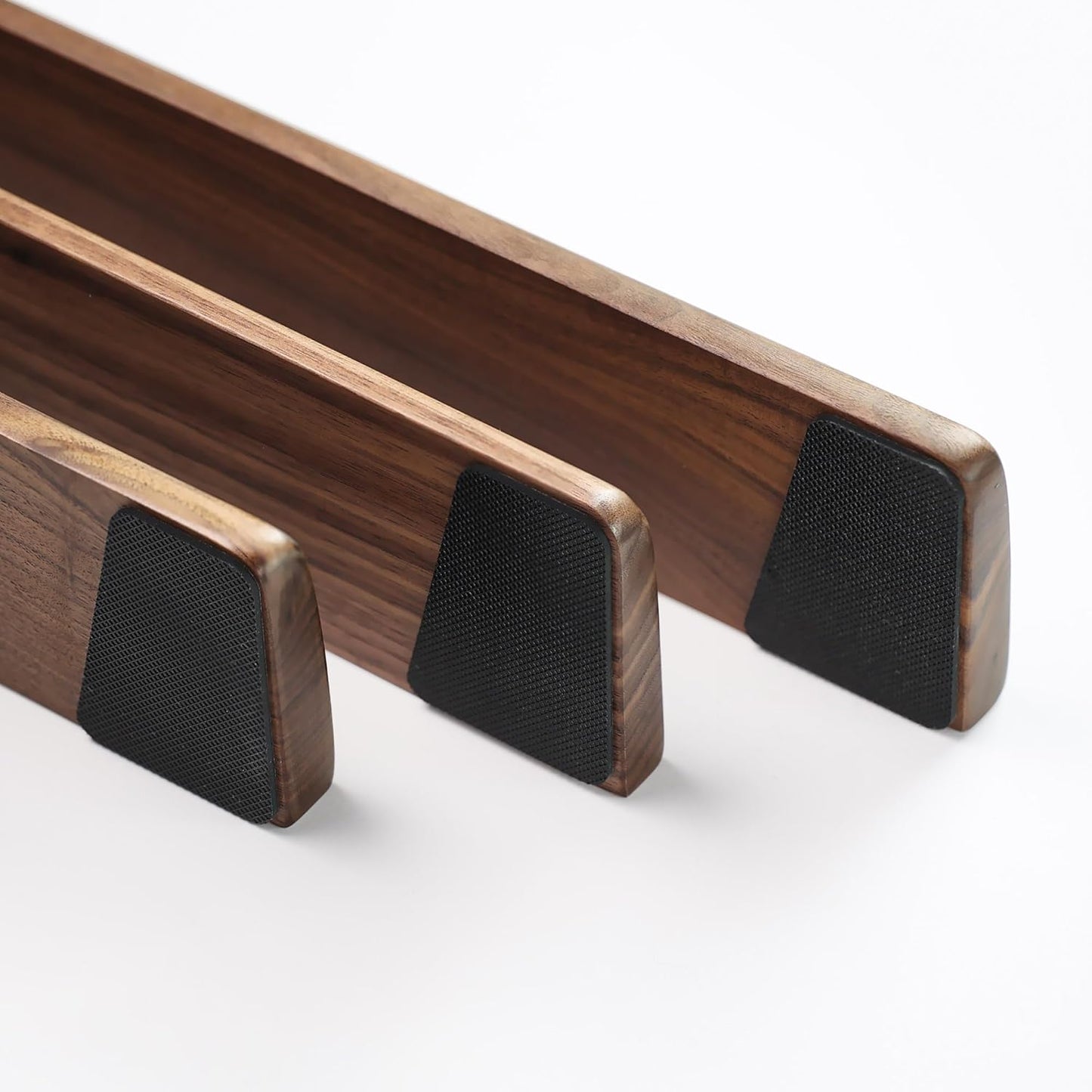 Wooden Keyboard Wrist Rest,11.8x3.1x0.7in Ergonomic Walnut Wood Palm Support for 60%,65%,70%,75%,80% Mechanical Keyboards for Comfortable Typing and Playing